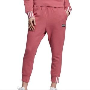 LIKE NEW Adidas Originals Sweatpants sz XL Rose